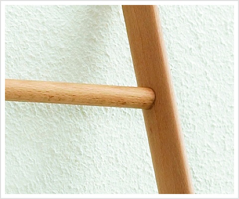 Holz-Handtuchleiter OVALE Buche Handtuchhalter